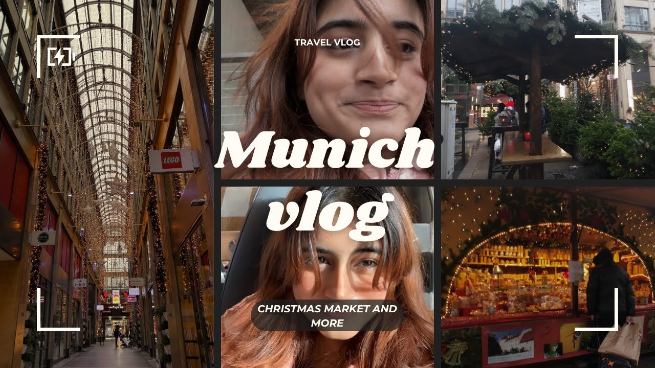 Exploring Munich Christmas Market 🎄 | An Indian 🇮🇳 Student’s Festive Adventure in Germany🇩🇪