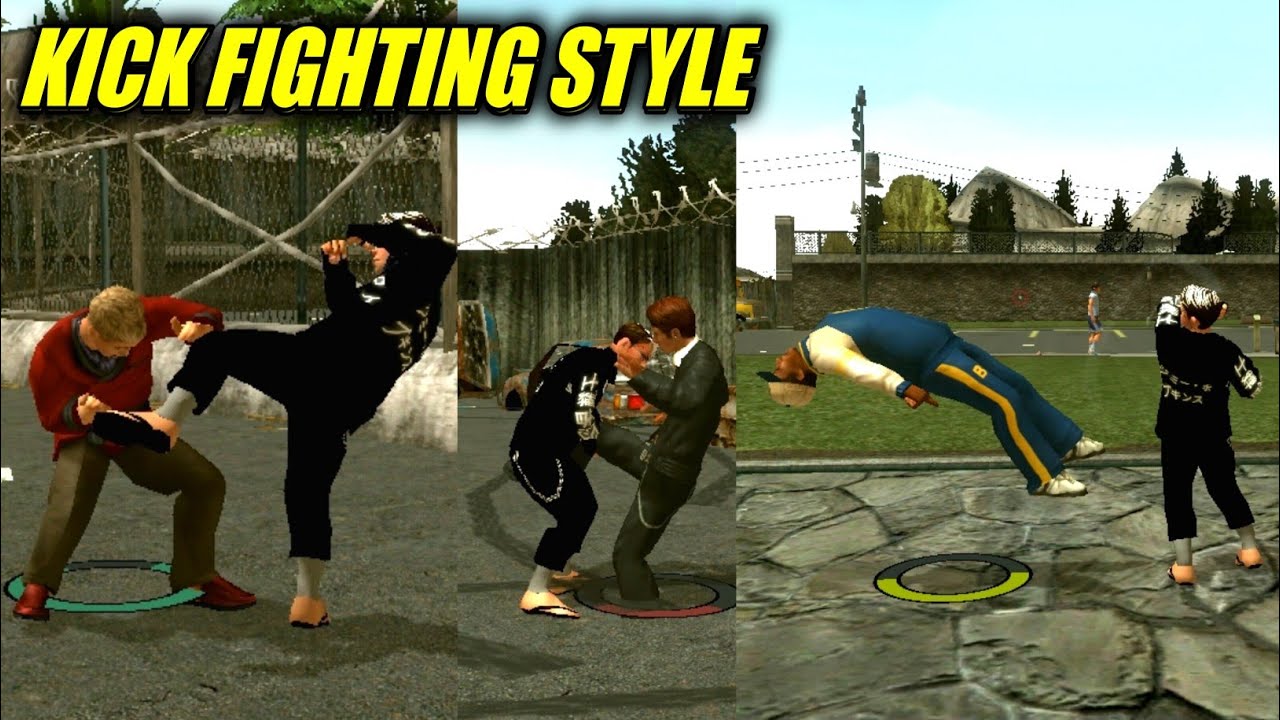 Bully AE mod - Kick Fighting Style NEW!