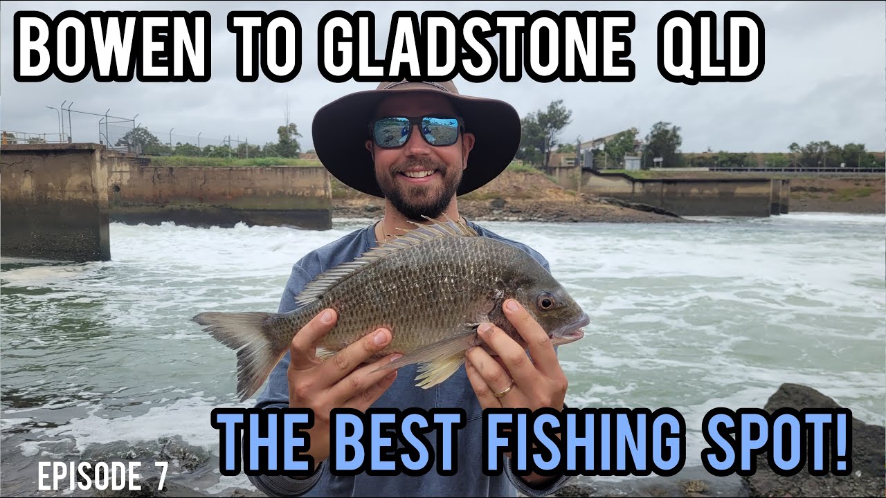 QLD Caravan Fishing Road Trip | Land based fishing | Bowen to Gladstone | Massive Bream |