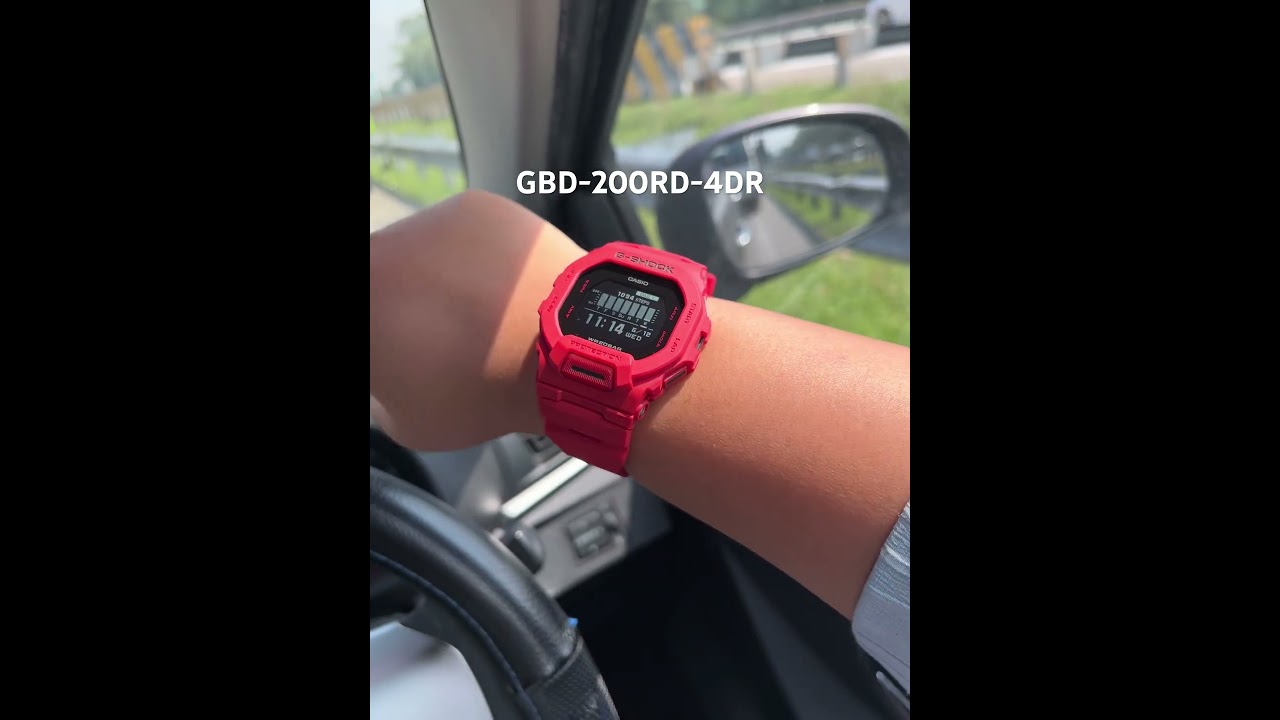 GBD 200 in red #casio #gshock #gsquad #gbd200