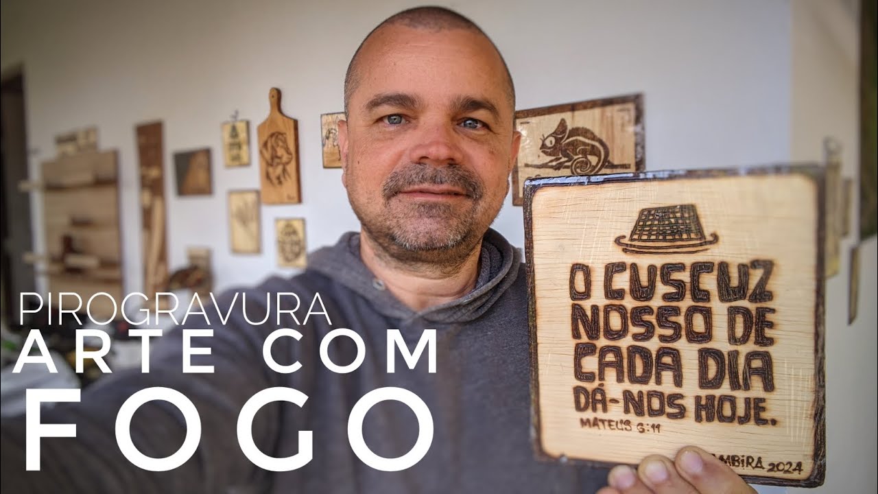Quadros Feitos com Pirografia