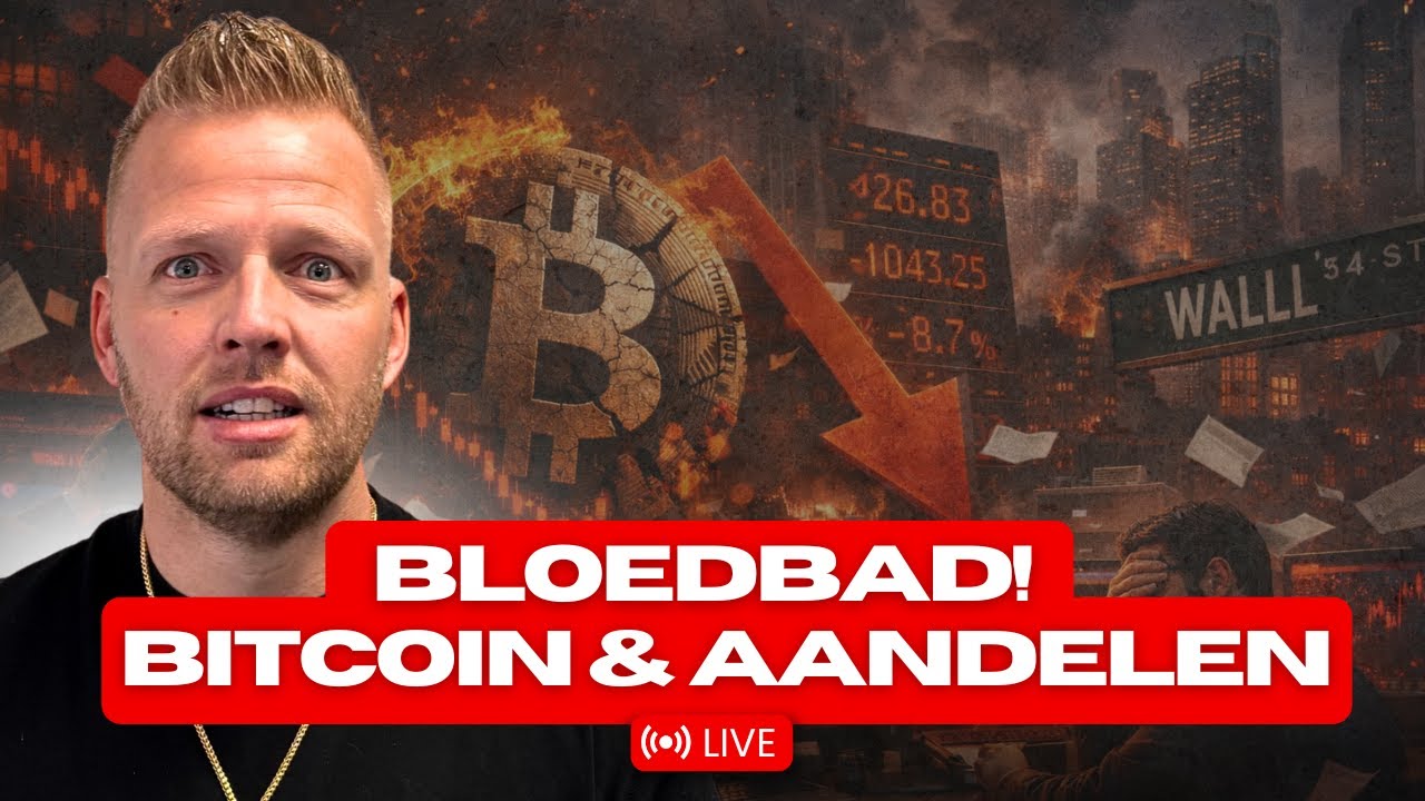 BLOEDBAD op de Markt: Bitcoin & Aandelen Storten In 🚨