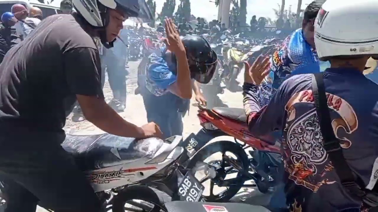 BIKE FEST TUARAN SABAH 2022.. Modenas Dinamik 120 perang Ekzos
