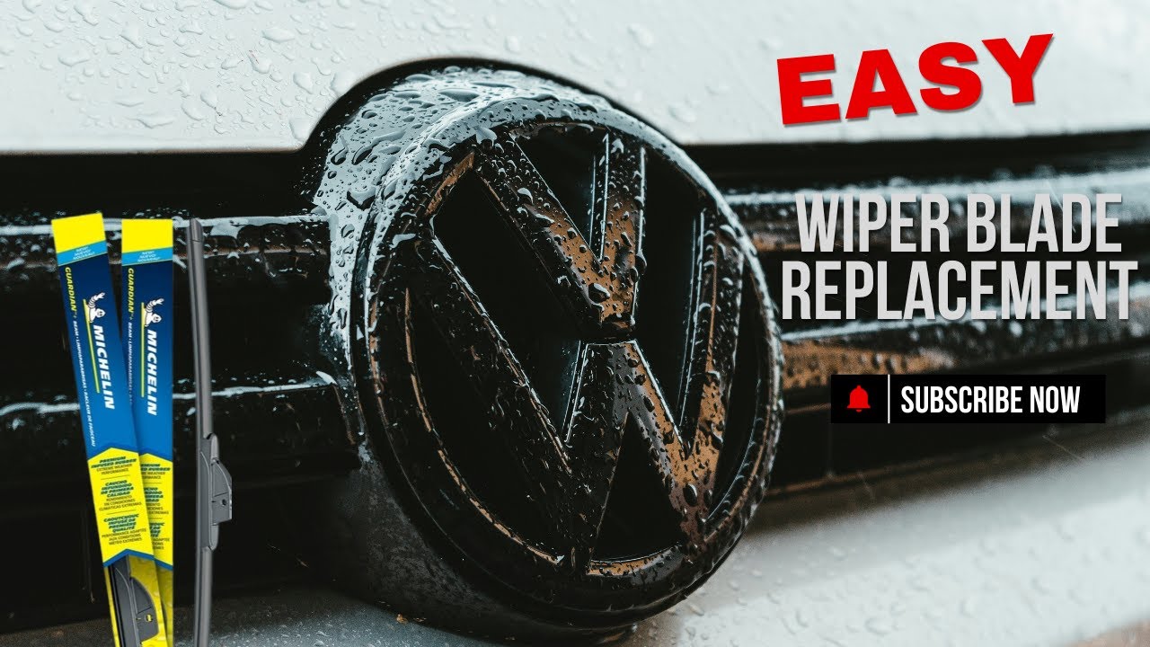 EASY REPLACEMENT - Michelin Wipers on VW