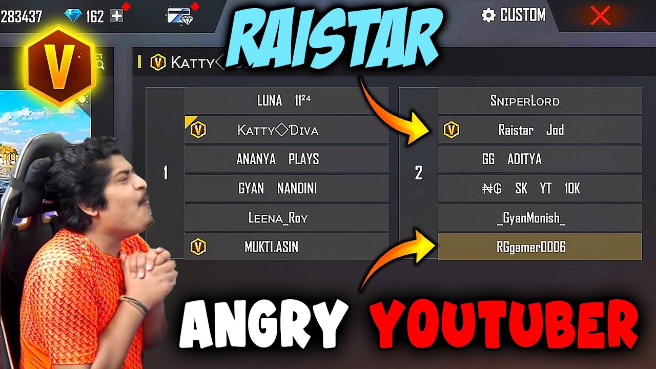 Raistar First gameplay with Angry Youtuber 😱 Funny Gali Moments With Raistar @RaiStar @railive8393