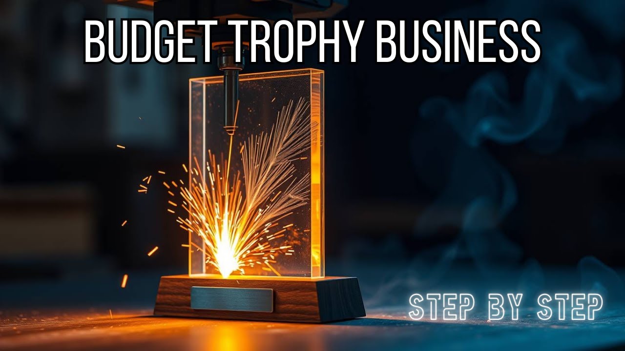 Как сделать профессиональные награды с лазерной гравировкой за небольшие деньги (пошагово!) 🏆💡