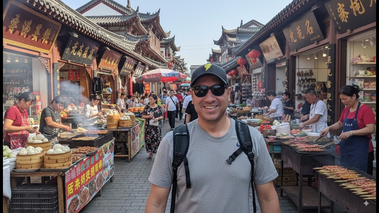 Xi Dao Kou street market in Tianjin China / Life in china 186 /