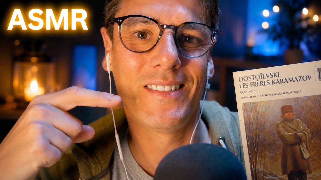 ASMR FR 📖 Papa Écureuil squatte ma chaîne et vous fait une lecture chuchotée de Dostoïevski