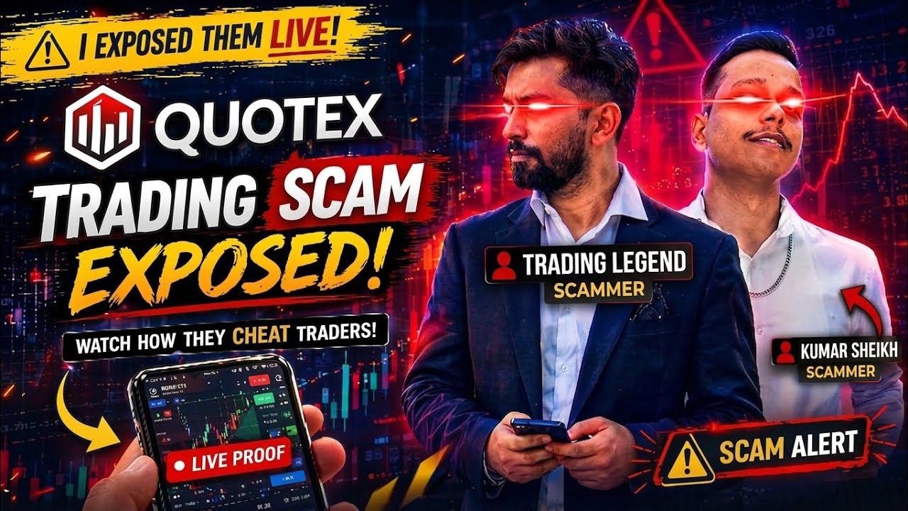 Trading Legend & Kumar Sheikh EXPOSED 😱 | Quotex Scam Truth