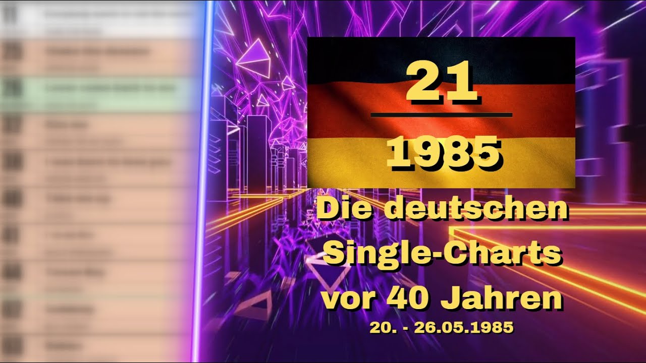 DAS waren HITS 21-85 | Die deutschen Charts vom Mai 1985 (Woche 21) | BetaVision
