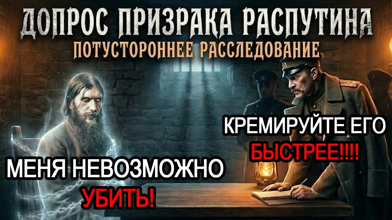 МЁРТВЫЙ РАСПУТИН ЗАГОВОРИЛ! ОШИБКА НКВД ВО ВРЕМЯ СЕАНСА ОСВОБОДИЛА ЕГО!