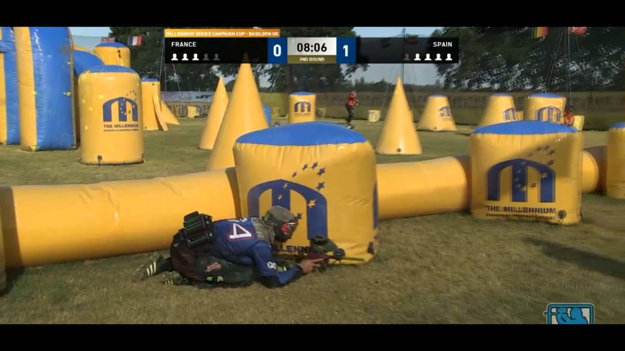 España Vs Francia Paintball European Champ Men's 2015 Basildon UK