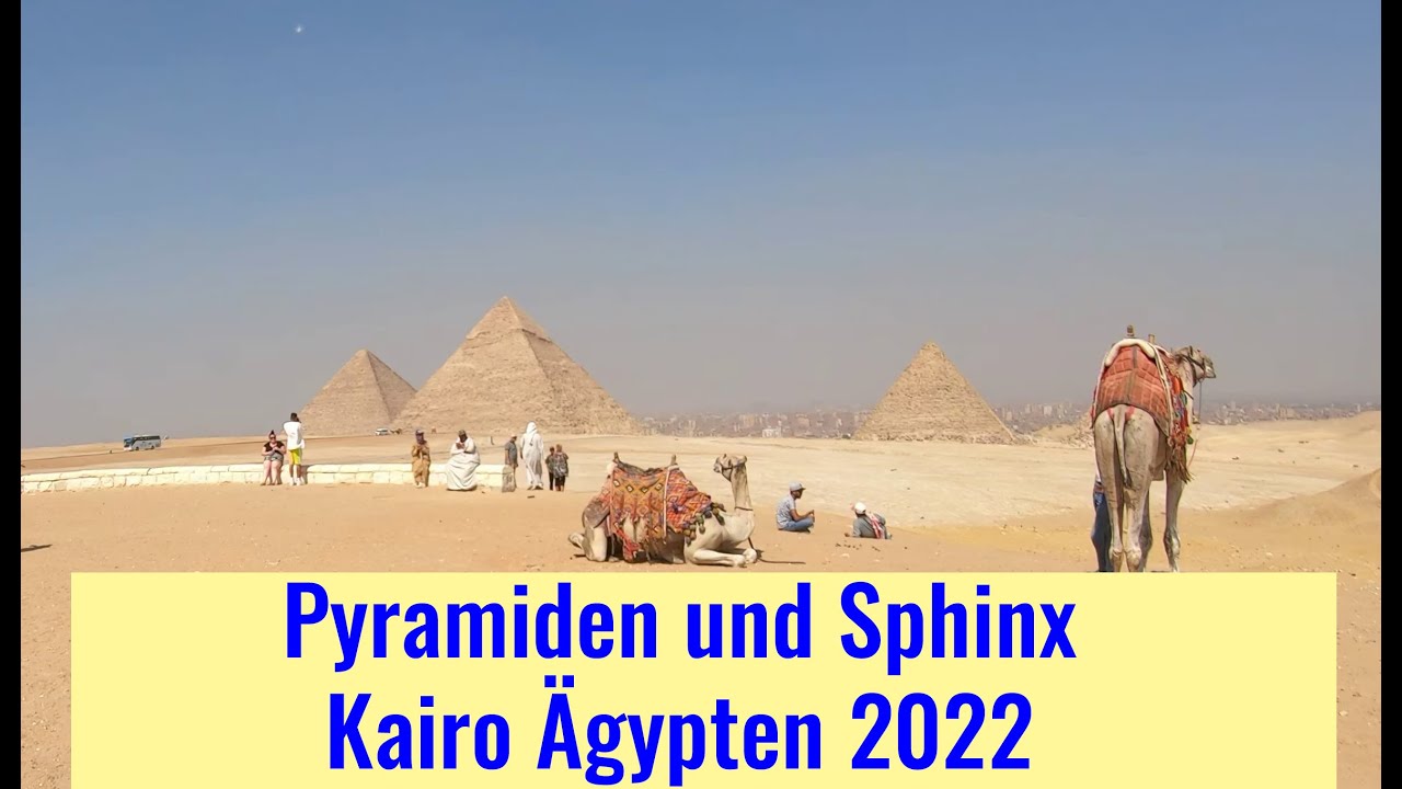 Pyramiden und Sphinx Kairo Gizeh-Plateau Ägypten Ausflug