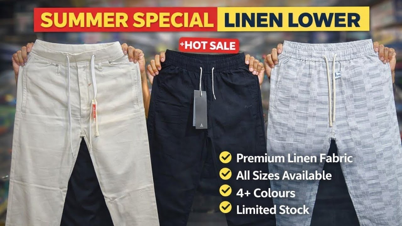 Premium Linen Lower for Men | Summer Special Comfortable Pajama | Best Price in Moradabad U.P
