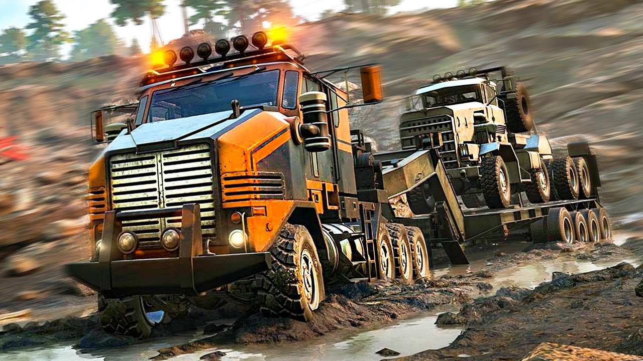 OFF-ROAD TRUCK DRIVING! (SnowRunner, Part 1)