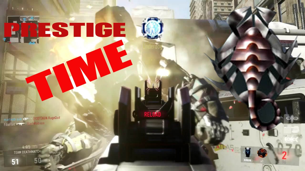how to enter in prestige mode on advanced warfare