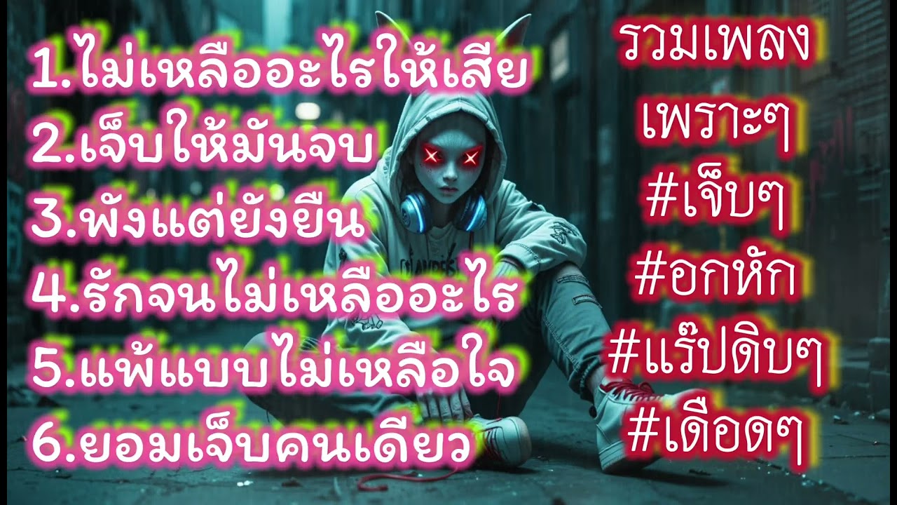 รวมแร็ปเพลงเพราะๆเจ็บๆ ดิบๆ เดือดๆ