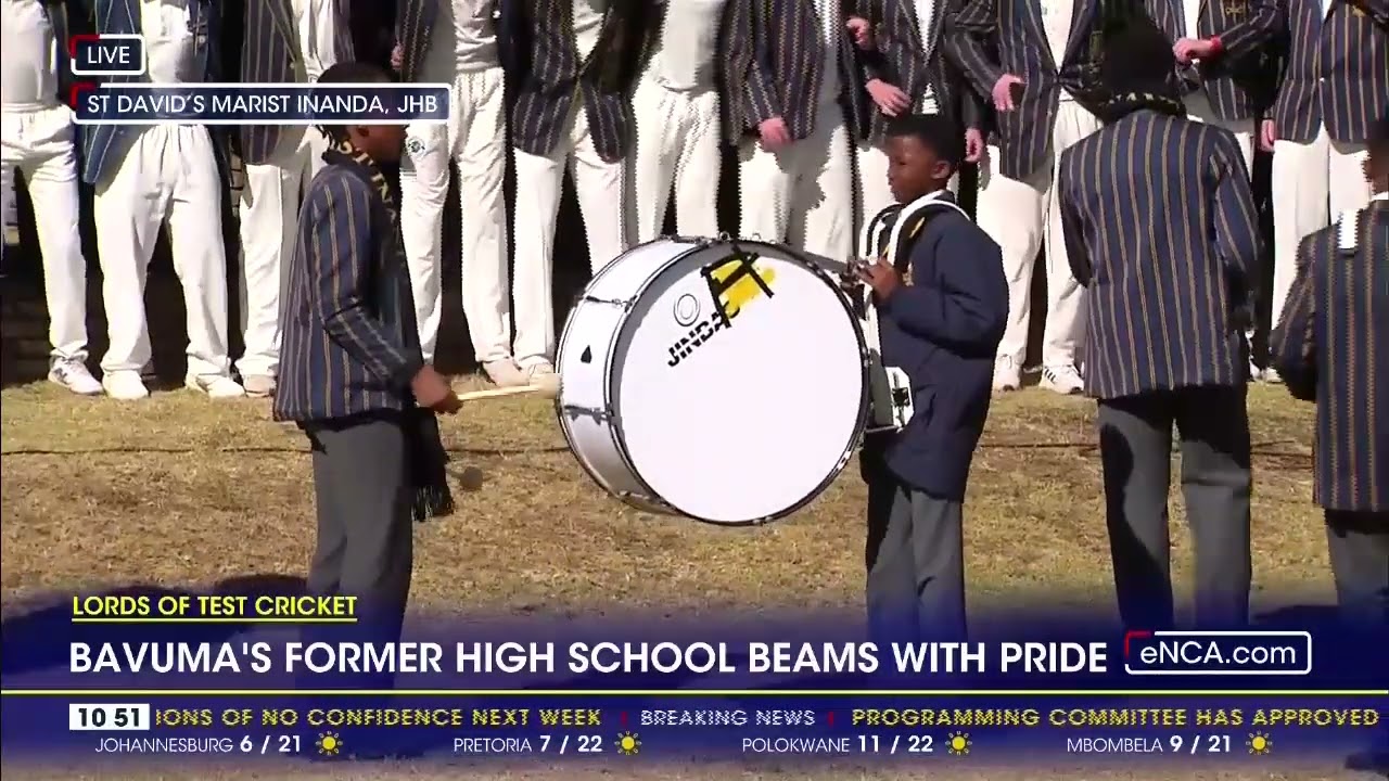 Bavuma's former High School beams with pride