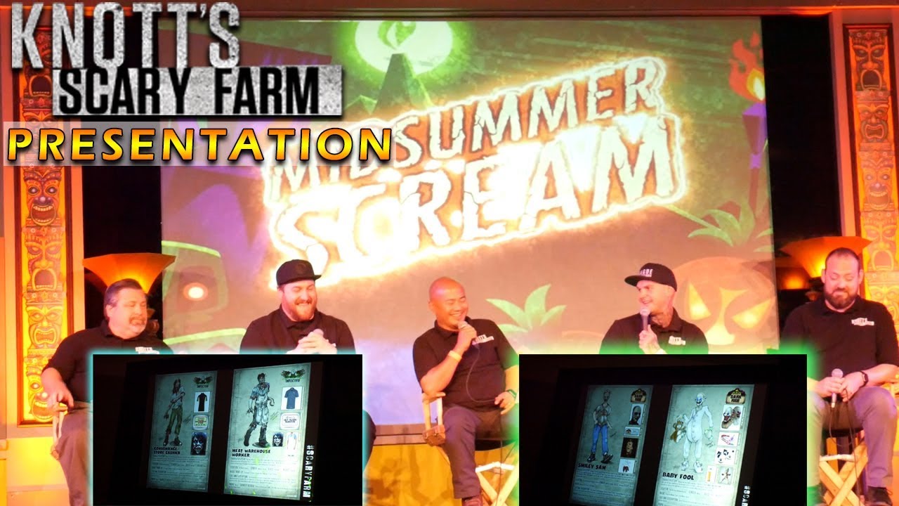 Knott's Scary Farm's SPOOKY Presentation at Midsummer Scream!