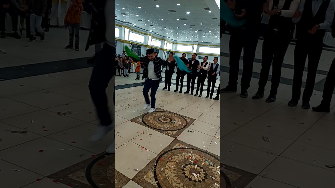 DEMİRCAN ayakkabı dünyası kardeşinin düğününde halay @kemence @bebegim