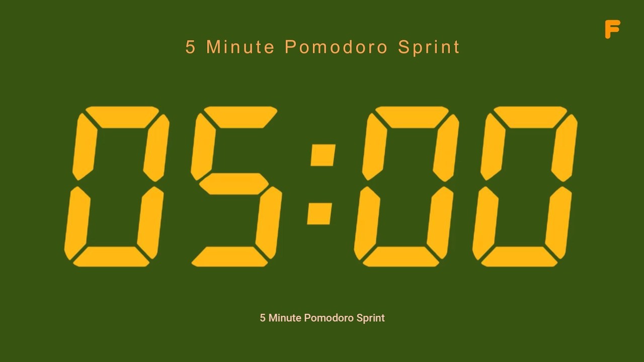 5 Minute Pomodoro Sprint