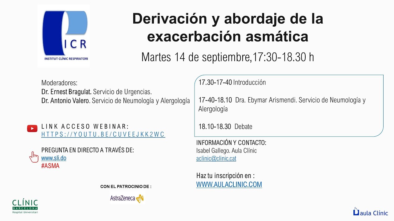 Derivación y abordaje de la exacerbación asmática