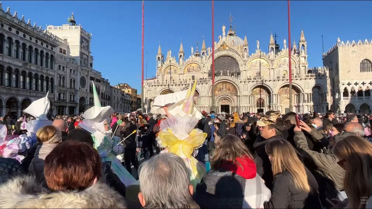 Venice Carnival in St. Mark's Square 2022 - The last Saturday