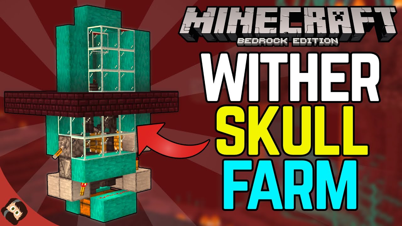 Wither Skull Farm For Minecraft Bedrock 1.20