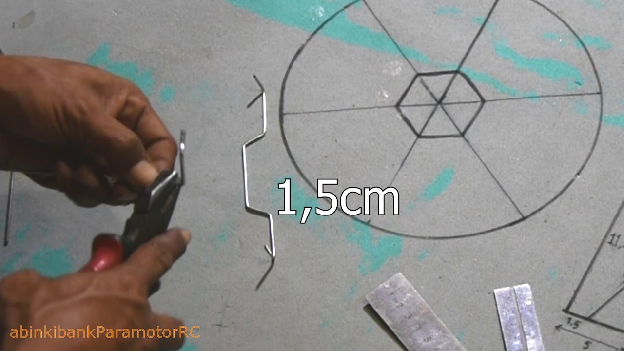 STEP 4 HOW TO MAKE PARAMOTOR RC - DIY Making Frame Gondola Paramotor RC 9