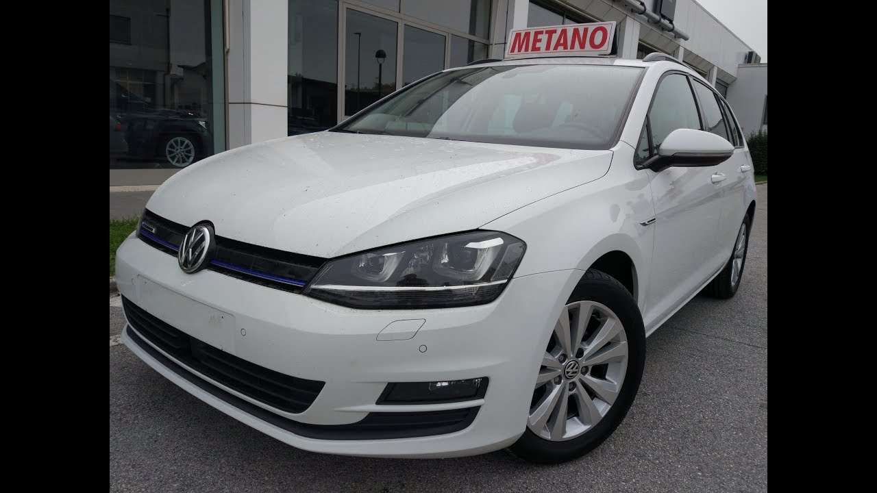 Volkswagen golf TGI metano prova su strada