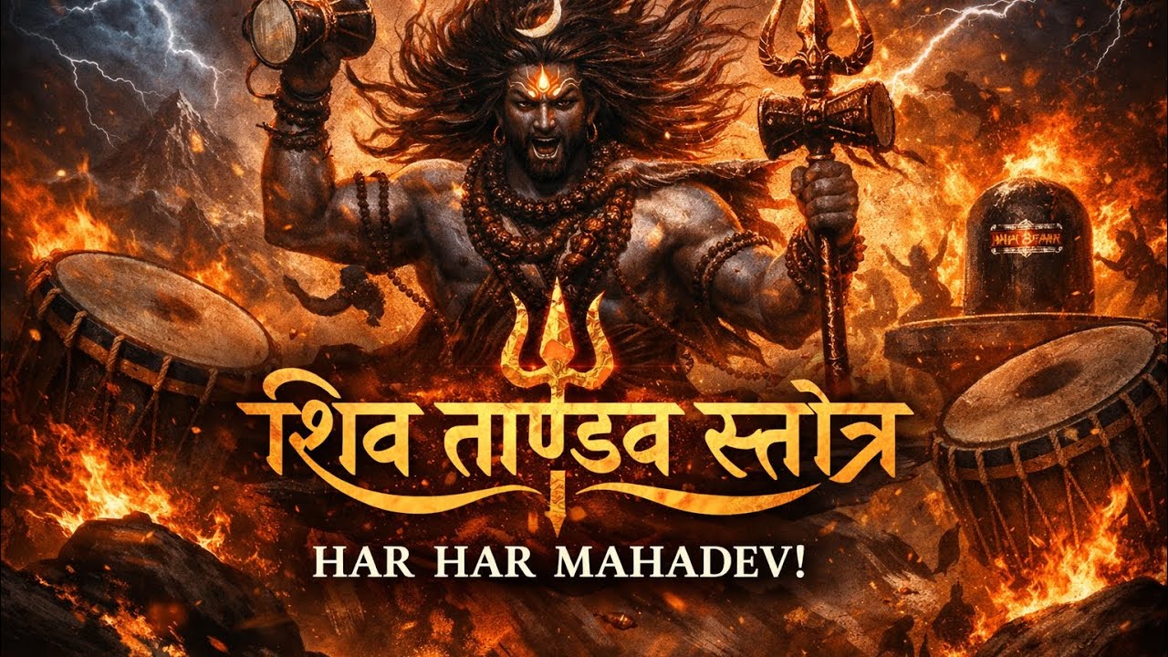 Mahadev Tandav Stotram 🔱 Powerful Shiva Tandav | Somvar Special | Har Har Mahadev