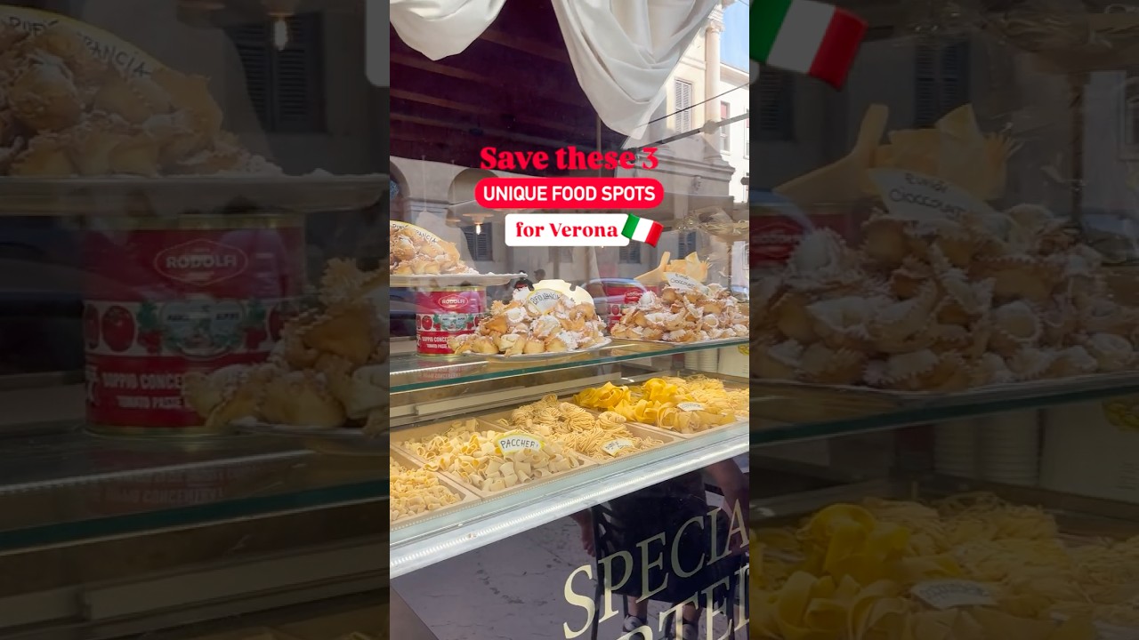 Best Food in Verona 😋 | Tips for unique spots #sightseeingitaly #food