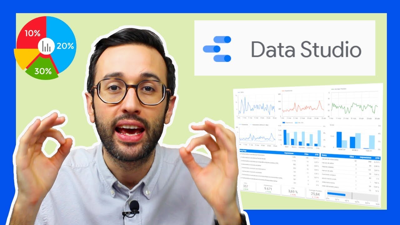 📊 Panel SEO con Google Data Studio 📆📈  ¡Analítica web A OTRO NIVEL!