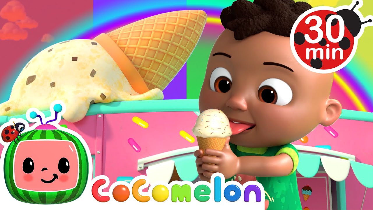 Cody's Rainbow Color Ice Cream Song | CoComelon Nursery Rhymes & Kids Songs