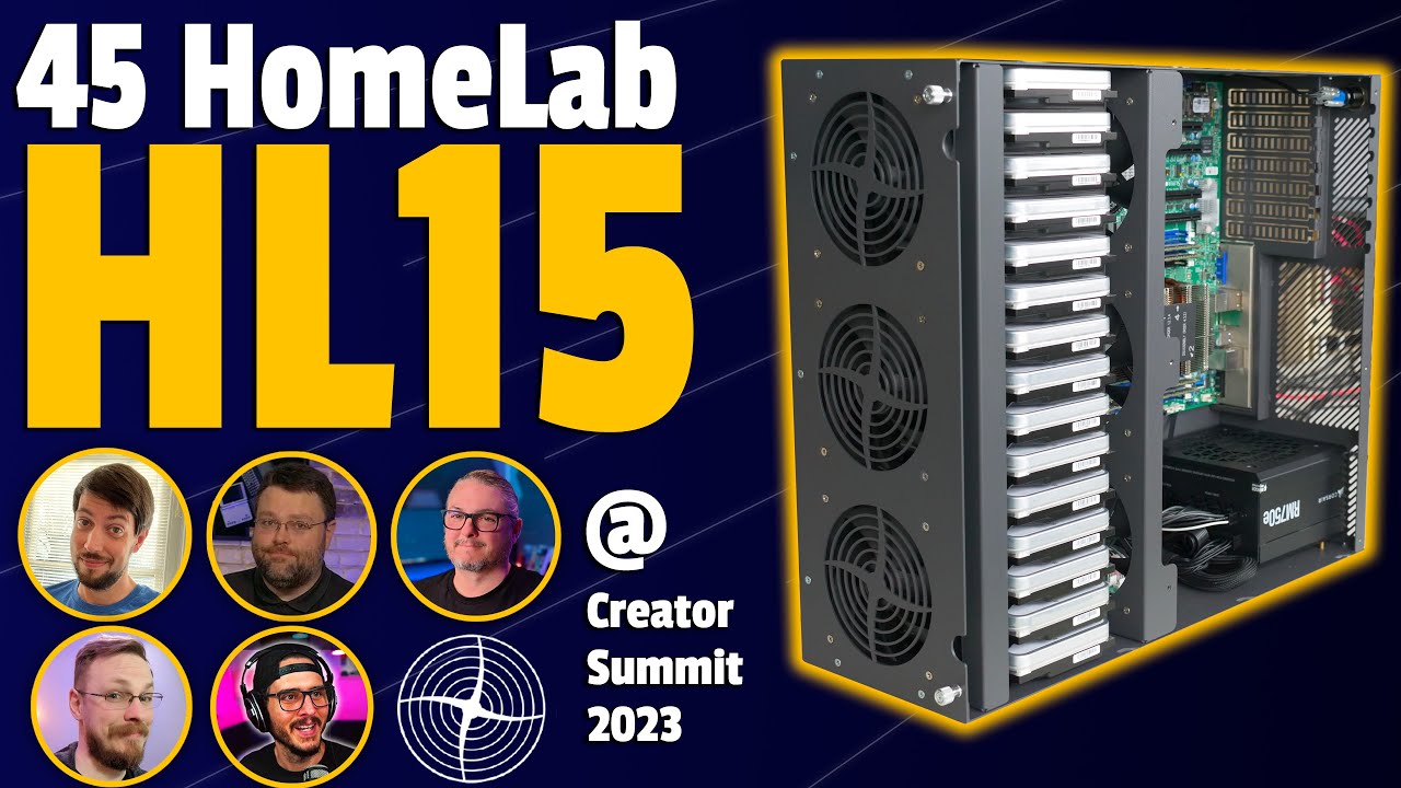 НОВИНКА 45 HomeLab HL15 на саммите Creator Storage Summit