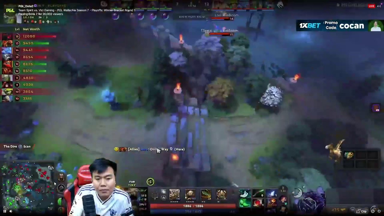 Team Spirit vs ViCi Gaming,Bo3, Upper Bracket Quarterfinal,PGL Wallachia Season7