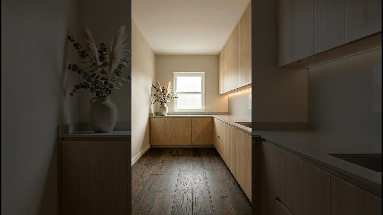 Why I put DARK floors in a 50sqft Kitchen (Bad Idea?) 😱 