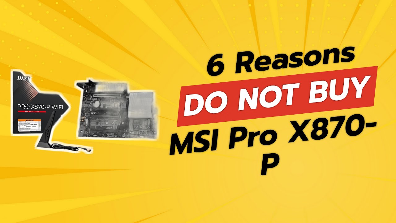 ⚠️ НЕ ПОКУПАЙТЕ MSI PRO X870-P, пока не посмотрите это видео! (6 причин)