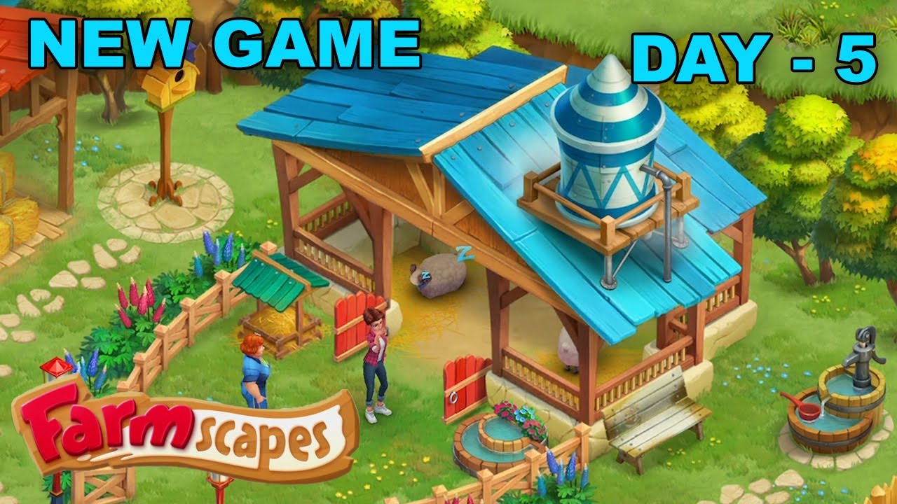 Farmscapes Story Walkthrough Gameplay - Day 5 Completed