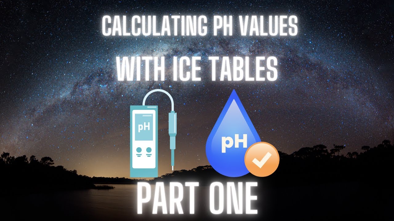Calculating the pH Using ICE Tables Part ONE | General Chemistry