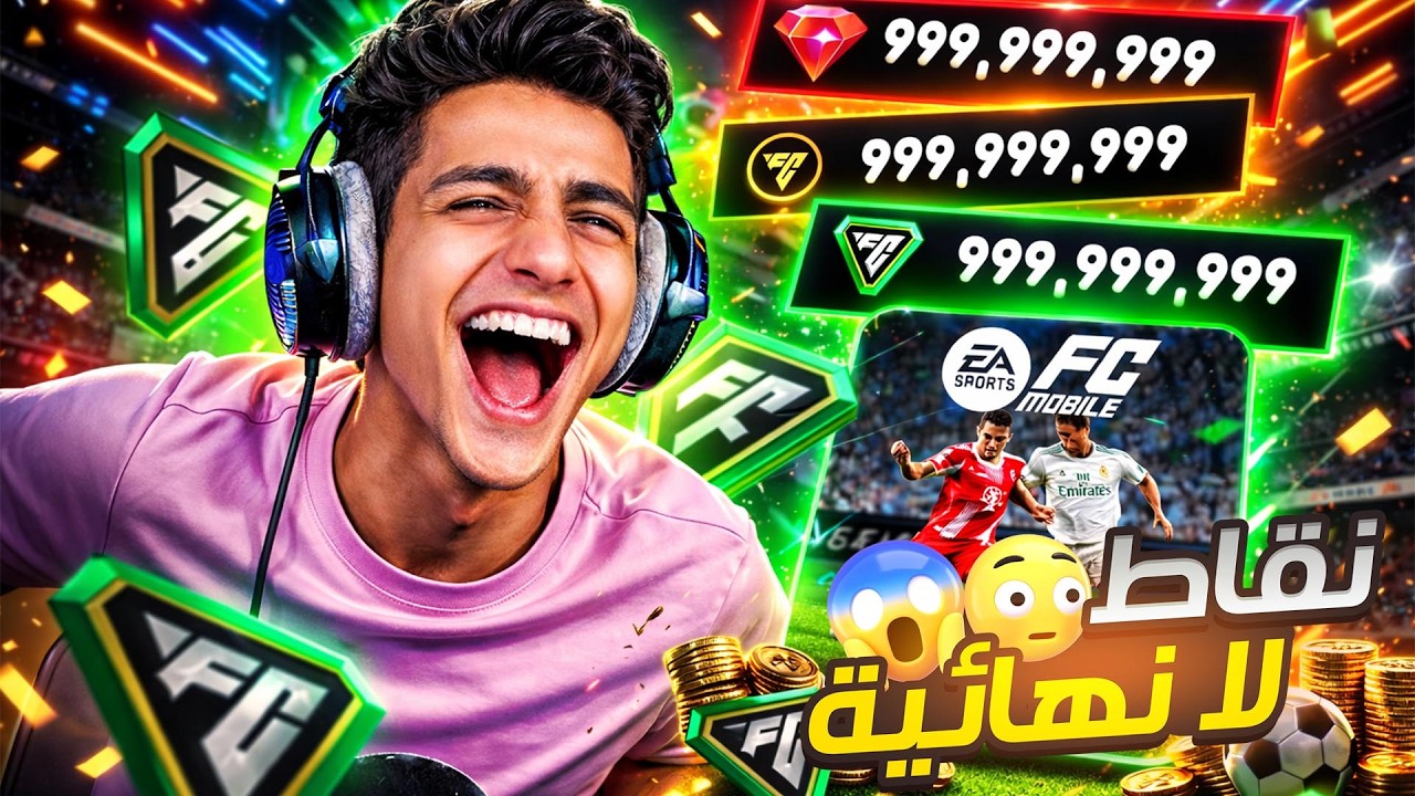 جربت تطبيق يعطي نقاط لا نهائية في لعبة  Fc Mobile 😱