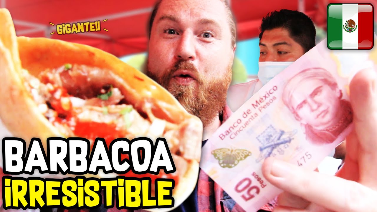 TODO esto COMÍ con 50 PESOS en el TIANGUIS 🤩 Comida Barata: Tlacoyos & Barbacoa 📌 CDMX @WeroWeroTV