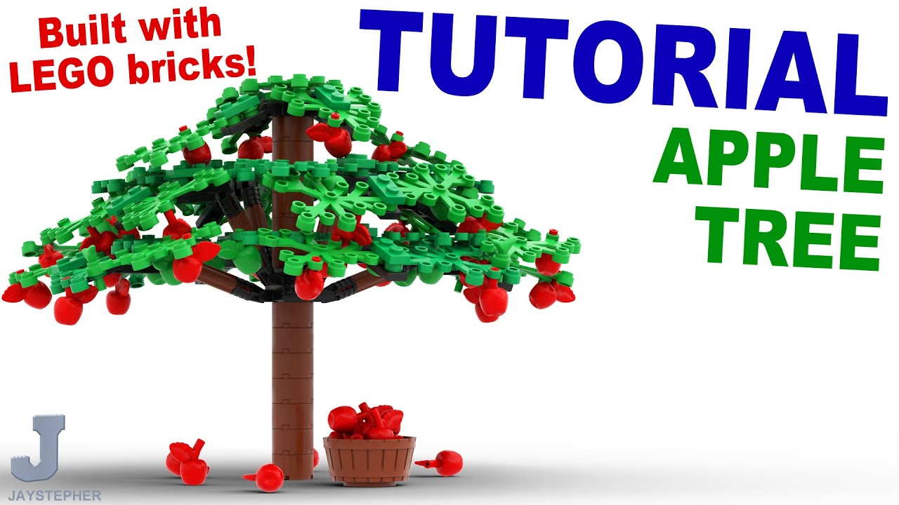 LEGO Apple Tree How To Build DIY Tutorial