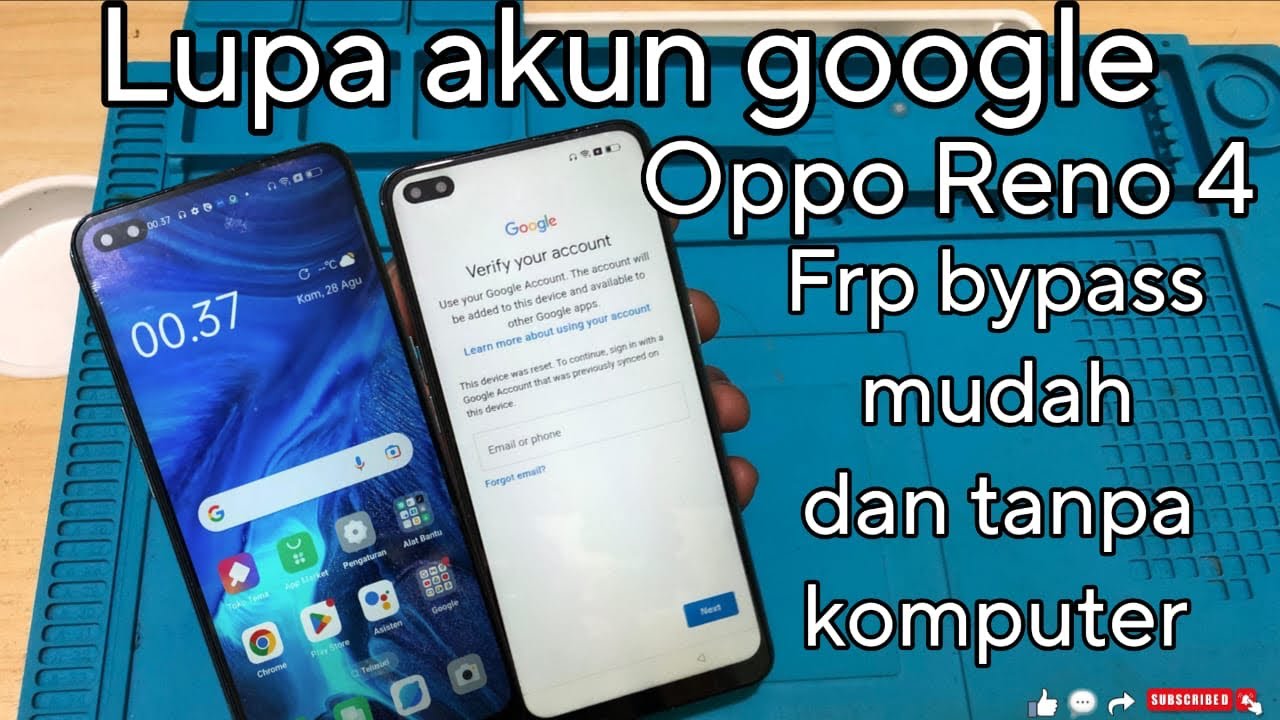 Frp bypass oppo reno 4 without pc android 12 
