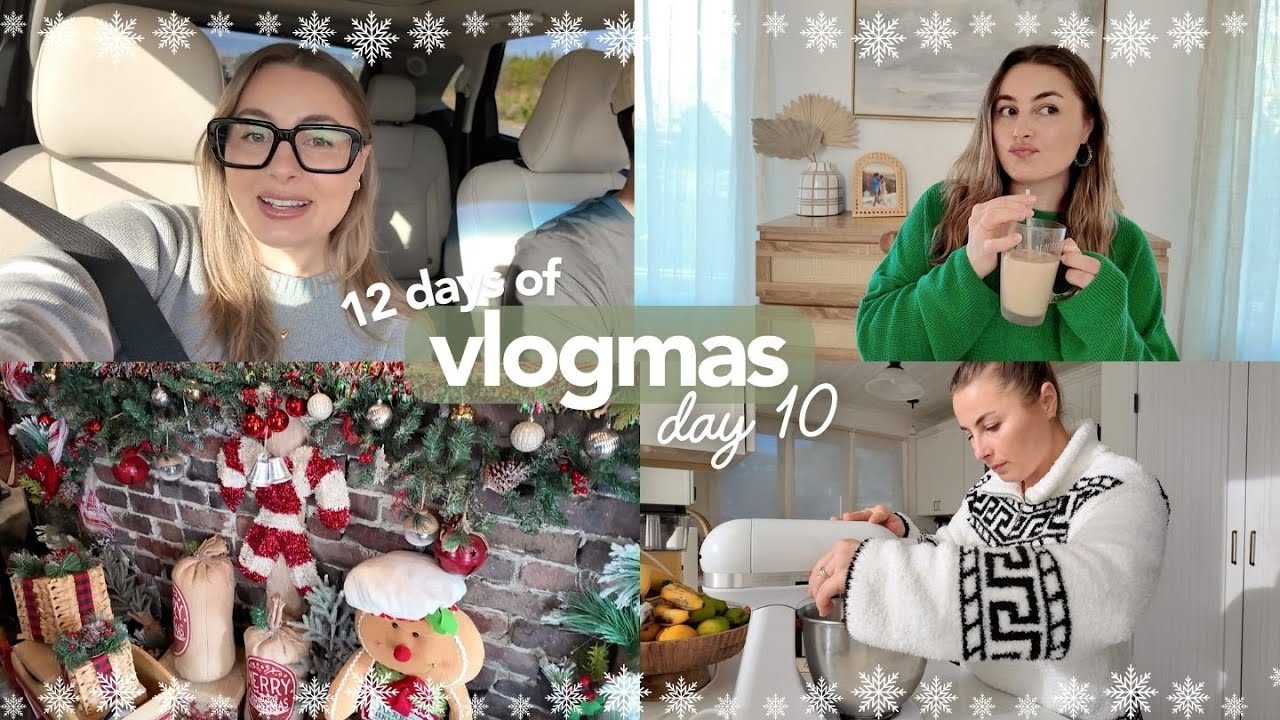 festive family fun, homemade whipped cream recipe, Q&A (part 2), & more! | VLOGMAS DAY 10