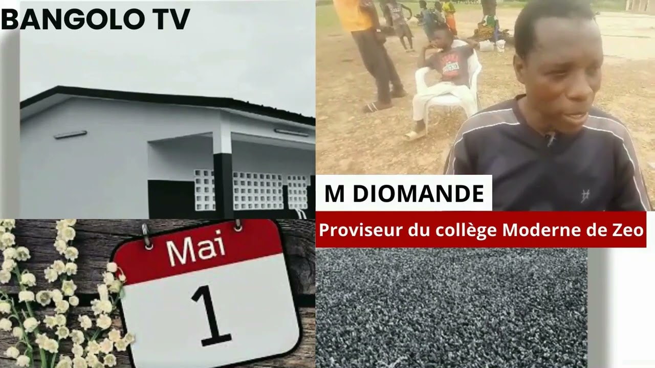 FETE DU TRAVAIL 2024 A ZEO, UNE SOUS-PREFECTURE DE BANGOLO.