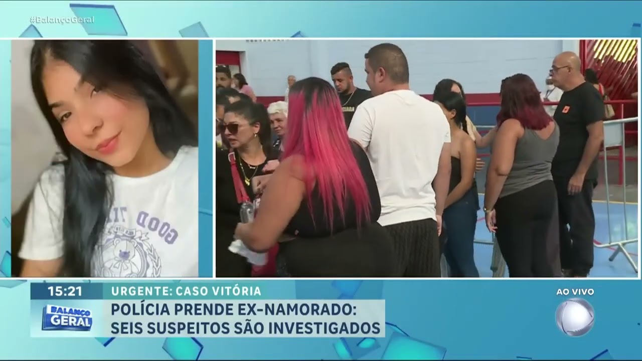 Caso Vitoria: Veja o momento em que o ex namorado da jovem se apresenta na delegacia