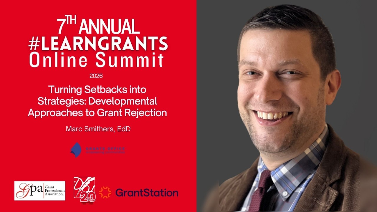 Marc Smithers - Turning Setbacks into Strategies: Developmental Approaches to Grant Rejection