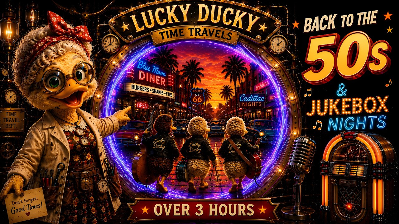 Back to the 50s 🎸 Rock &rsquo;n&rsquo; Roll & Jukebox Nights &bull; Lucky Ducky Time Travels (Over 3 Hours)