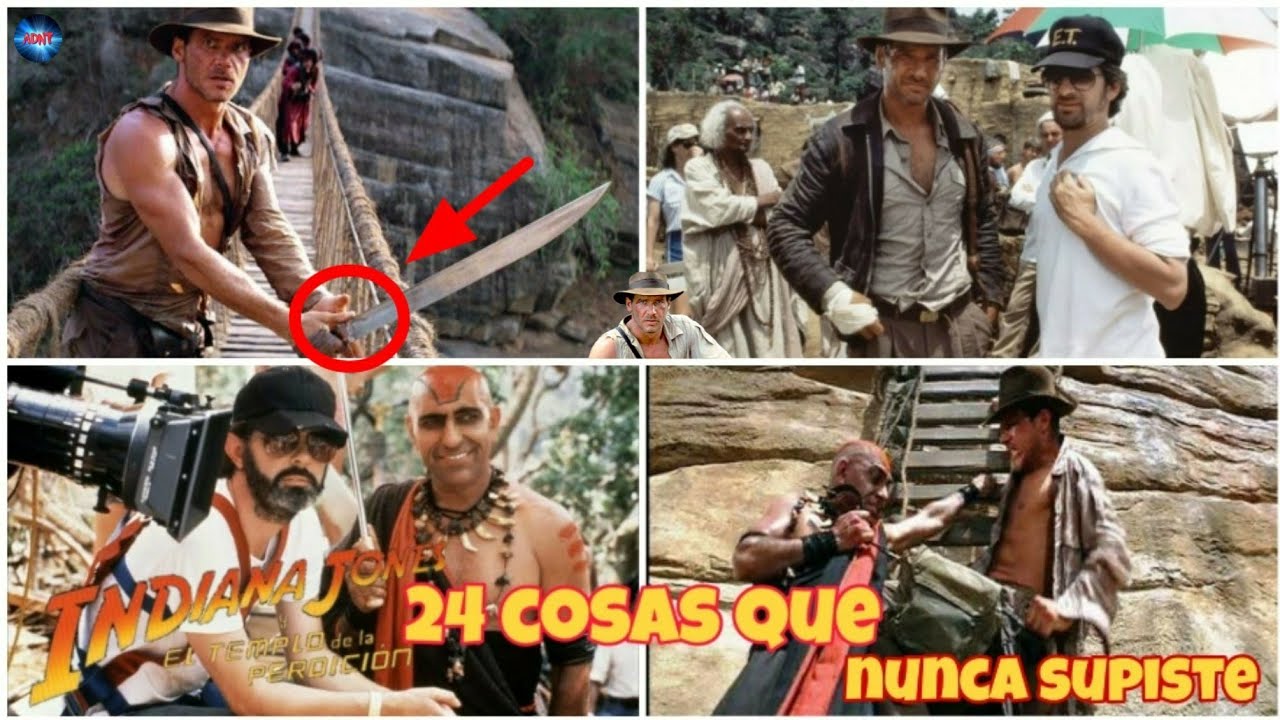 INDIANA JONES y el TEMPLO de la PERDICI&Oacute;N, 24 COSAS que NUNCA SUPISTE | Ad&aacute;n Tops